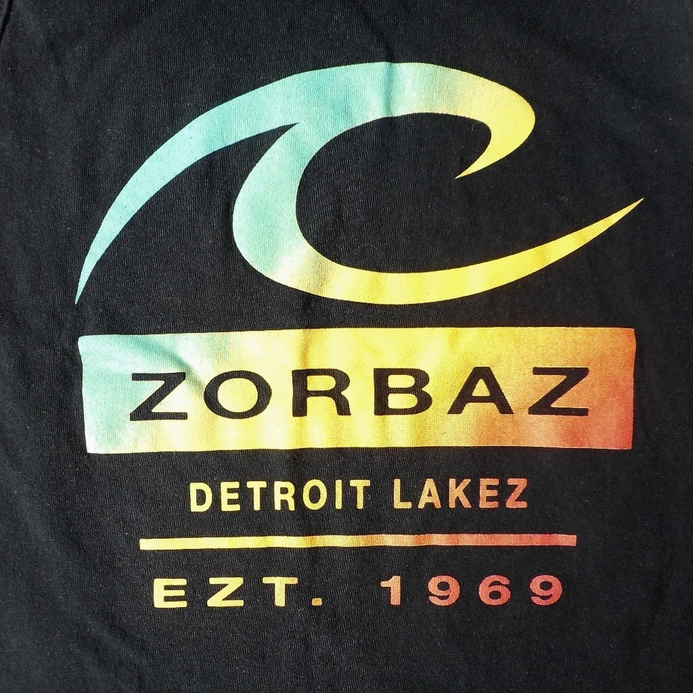 Zorbaz Bar Pizza Black Mens S Tank Top Detroit Lakes Minnesota